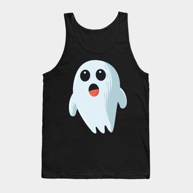 funny cute choked ghost - Halloween costume Tank Top by NaniMc